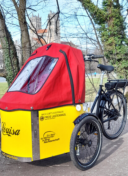 Lastenradl Louisa  Lastenradl Louisa zum kostenlosen Ausleihen
